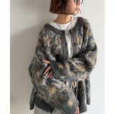 大人可愛いヴィンテージ調。モヘアタッチ前後2wayアンティークラグモチーフ柄ニッ… | Classical Elf  | 詳細画像29 