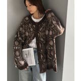 大人可愛いヴィンテージ調。モヘアタッチ前後2wayアンティークラグモチーフ柄ニッ… | Classical Elf  | 詳細画像30 