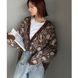 大人可愛いヴィンテージ調。モヘアタッチ前後2wayアンティークラグモチーフ柄ニッ… | Classical Elf  | 詳細画像35 