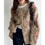 大人可愛いヴィンテージ調。モヘアタッチ前後2wayアンティークラグモチーフ柄ニッ… | Classical Elf  | 詳細画像37 