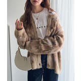 大人可愛いヴィンテージ調。モヘアタッチ前後2wayアンティークラグモチーフ柄ニッ… | Classical Elf  | 詳細画像40 