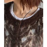 大人可愛いヴィンテージ調。モヘアタッチ前後2wayアンティークラグモチーフ柄ニッ… | Classical Elf  | 詳細画像55 