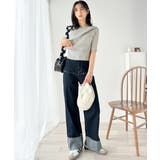 1枚で雰囲気美人。暑い日も、やっぱり上品でいたい。5分袖ドレープニット（半袖） | Classical Elf  | 詳細画像20 