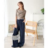 1枚で雰囲気美人。暑い日も、やっぱり上品でいたい。5分袖ドレープニット（半袖） | Classical Elf  | 詳細画像40 