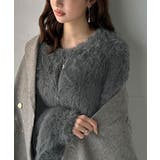 ふわっと包まれる心地よさ。モコモコフェザーニットホックカーディガン | Classical Elf  | 詳細画像8 