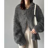 ふわっと包まれる心地よさ。モコモコフェザーニットホックカーディガン | Classical Elf  | 詳細画像9 