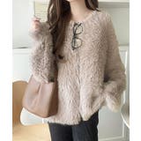 ふわっと包まれる心地よさ。モコモコフェザーニットホックカーディガン | Classical Elf  | 詳細画像16 