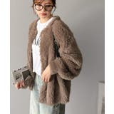 ふわっと包まれる心地よさ。モコモコフェザーニットホックカーディガン | Classical Elf  | 詳細画像22 