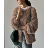 ふわっと包まれる心地よさ。モコモコフェザーニットホックカーディガン | Classical Elf  | 詳細画像23 