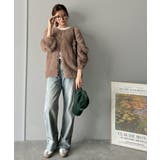 ふわっと包まれる心地よさ。モコモコフェザーニットホックカーディガン | Classical Elf  | 詳細画像24 