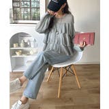 ふんわり大人フェミニン♪ティアードフリルモヘアタッチメッシュ編みニット（長袖） | Classical Elf  | 詳細画像13 