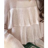 ふんわり大人フェミニン♪ティアードフリルモヘアタッチメッシュ編みニット（長袖） | Classical Elf  | 詳細画像34 