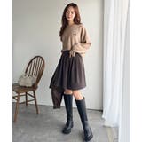 スウェットライクで”魅せる”大人のリラクシーな1枚。胸元サインロゴ刺繍入りニット… | Classical Elf  | 詳細画像22 