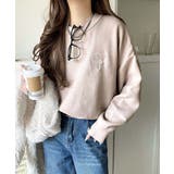 スウェットライクで”魅せる”大人のリラクシーな1枚。胸元サインロゴ刺繍入りニット… | Classical Elf  | 詳細画像27 