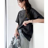 ナチュラルな中に、さりげない華。綿100%ロゴ×フラワー刺繍ビッグTシャツ | Classical Elf | 詳細画像12