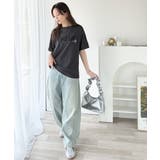 ナチュラルな中に、さりげない華。綿100%ロゴ×フラワー刺繍ビッグTシャツ | Classical Elf | 詳細画像14