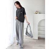 ナチュラルな中に、さりげない華。綿100%ロゴ×フラワー刺繍ビッグTシャツ | Classical Elf | 詳細画像17
