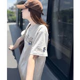 ナチュラルな中に、さりげない華。綿100%ロゴ×フラワー刺繍ビッグTシャツ | Classical Elf | 詳細画像20