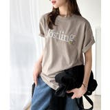 ナチュラルな中に、さりげない華。綿100%ロゴ×フラワー刺繍ビッグTシャツ | Classical Elf | 詳細画像30