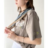 ナチュラルな中に、さりげない華。綿100%ロゴ×フラワー刺繍ビッグTシャツ | Classical Elf | 詳細画像32