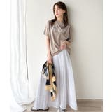 ナチュラルな中に、さりげない華。綿100%ロゴ×フラワー刺繍ビッグTシャツ | Classical Elf | 詳細画像34