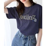 ナチュラルな中に、さりげない華。綿100%ロゴ×フラワー刺繍ビッグTシャツ | Classical Elf | 詳細画像37