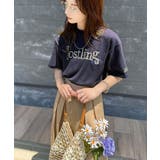 ナチュラルな中に、さりげない華。綿100%ロゴ×フラワー刺繍ビッグTシャツ | Classical Elf | 詳細画像43