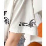 ナチュラルな中に、さりげない華。綿100%ロゴ×フラワー刺繍ビッグTシャツ | Classical Elf | 詳細画像48