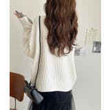 ゆったりシルエットでこなれ感をプラス。フクレジャガードトップス（長袖） | Classical Elf  | 詳細画像8 