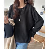 ゆったりシルエットでこなれ感をプラス。フクレジャガードトップス（長袖） | Classical Elf  | 詳細画像12 