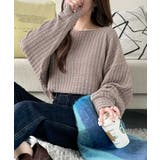 グレージュ | ゆったりシルエットでこなれ感をプラス。フクレジャガードトップス（長袖） | Classical Elf 