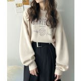 カレッジスタイルで秋めく。トレンド感たっぷりのエンブレムロゴ入りダブルジャガード… | Classical Elf  | 詳細画像1 