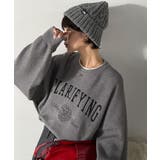 カレッジスタイルで秋めく。トレンド感たっぷりのエンブレムロゴ入りダブルジャガード… | Classical Elf  | 詳細画像8 