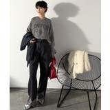 カレッジスタイルで秋めく。トレンド感たっぷりのエンブレムロゴ入りダブルジャガード… | Classical Elf  | 詳細画像11 