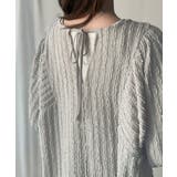 一枚でサマになる大人のジャガード。前後2wayカットジャガードシェイプチュニック… | Classical Elf  | 詳細画像31 