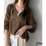 キャメル | 一枚でサマになる大人のジャガード。前後2wayカットジャガードシェイプチュニック… | Classical Elf 