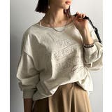 古着感のある緩さが今っぽ可愛い。綿100%前後2WAYワイドネックロンTEE(長… | Classical Elf | 詳細画像32