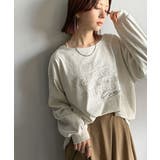 古着感のある緩さが今っぽ可愛い。綿100%前後2WAYワイドネックロンTEE(長… | Classical Elf | 詳細画像33