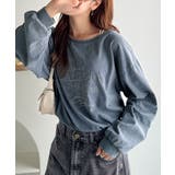 古着感のある緩さが今っぽ可愛い。綿100%前後2WAYワイドネックロンTEE(長… | Classical Elf | 詳細画像39