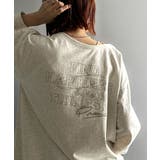 オートミール | 古着感のある緩さが今っぽ可愛い。綿100%前後2WAYワイドネックロンTEE(長… | Classical Elf