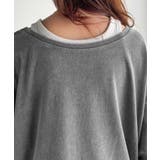 古着感のある緩さが今っぽ可愛い。綿100%前後2WAYワイドネックロンTEE(長… | Classical Elf | 詳細画像44