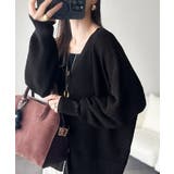 ゆるっと羽織って、即こなれ見え。表面変化ブークレニットカーディガン | Classical Elf  | 詳細画像7 