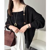 ゆるっと羽織って、即こなれ見え。表面変化ブークレニットカーディガン | Classical Elf  | 詳細画像8 