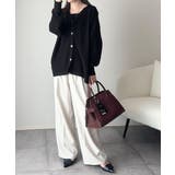 ゆるっと羽織って、即こなれ見え。表面変化ブークレニットカーディガン | Classical Elf  | 詳細画像9 