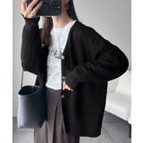 ゆるっと羽織って、即こなれ見え。表面変化ブークレニットカーディガン | Classical Elf  | 詳細画像10 