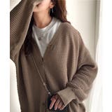 ゆるっと羽織って、即こなれ見え。表面変化ブークレニットカーディガン | Classical Elf  | 詳細画像13 