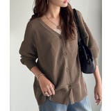 ゆるっと羽織って、即こなれ見え。表面変化ブークレニットカーディガン | Classical Elf  | 詳細画像14 