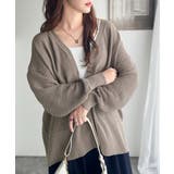 ゆるっと羽織って、即こなれ見え。表面変化ブークレニットカーディガン | Classical Elf  | 詳細画像20 