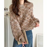 はじける彩りに、一目惚れ。カラフルネップヤーンニット（長袖） | Classical Elf  | 詳細画像12 