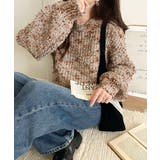 ベージュ | はじける彩りに、一目惚れ。カラフルネップヤーンニット（長袖） | Classical Elf 